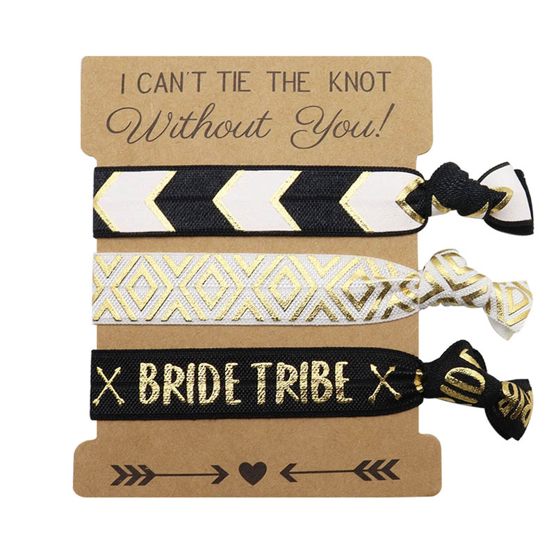 Wedding party hair ties