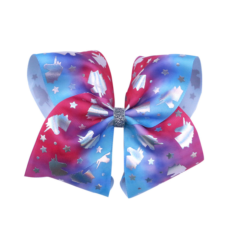 Unicorn hair bows