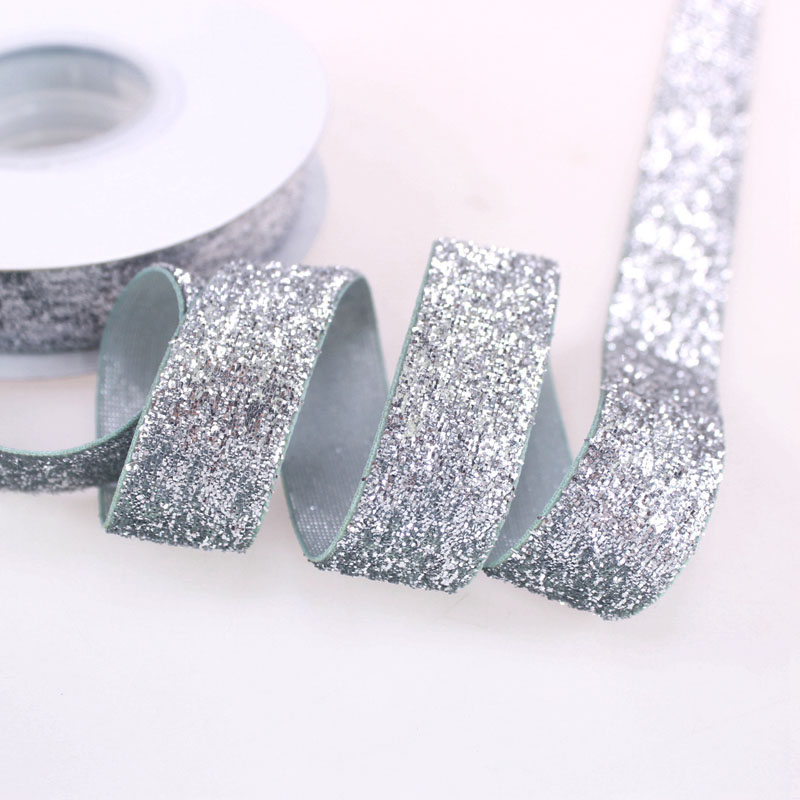 Glitter elastic