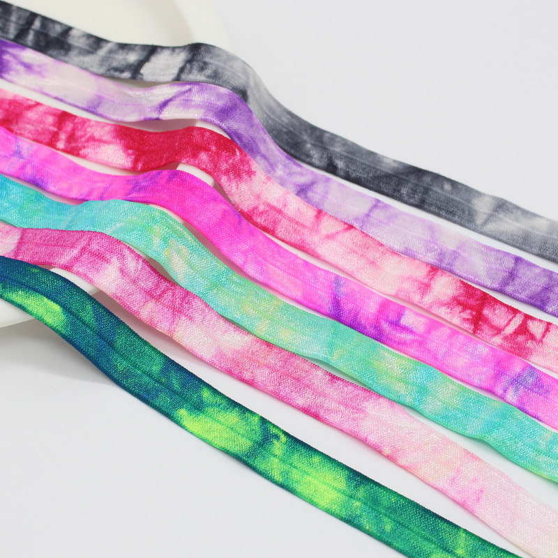 Élastique tie-dye personnalisé