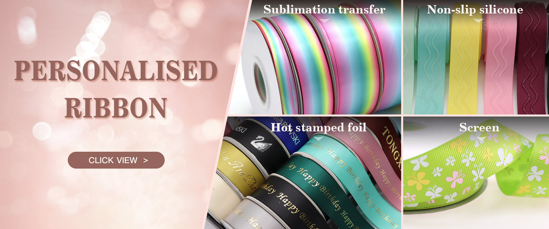 Professional ribbon manufacture